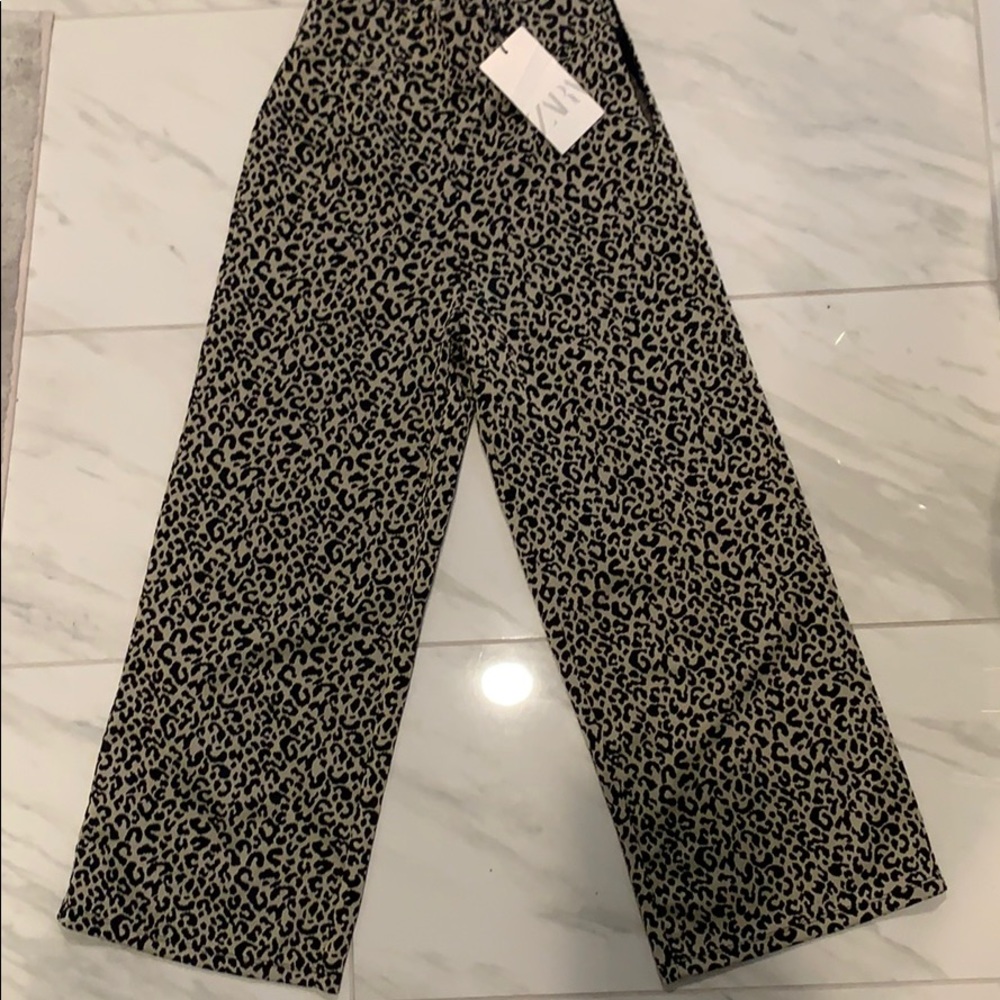 Zara cheetah print pant
